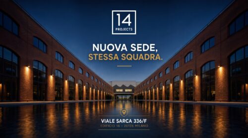 A settembre 2026 apertura del nuovo Headquarter di 14Projects a Milano