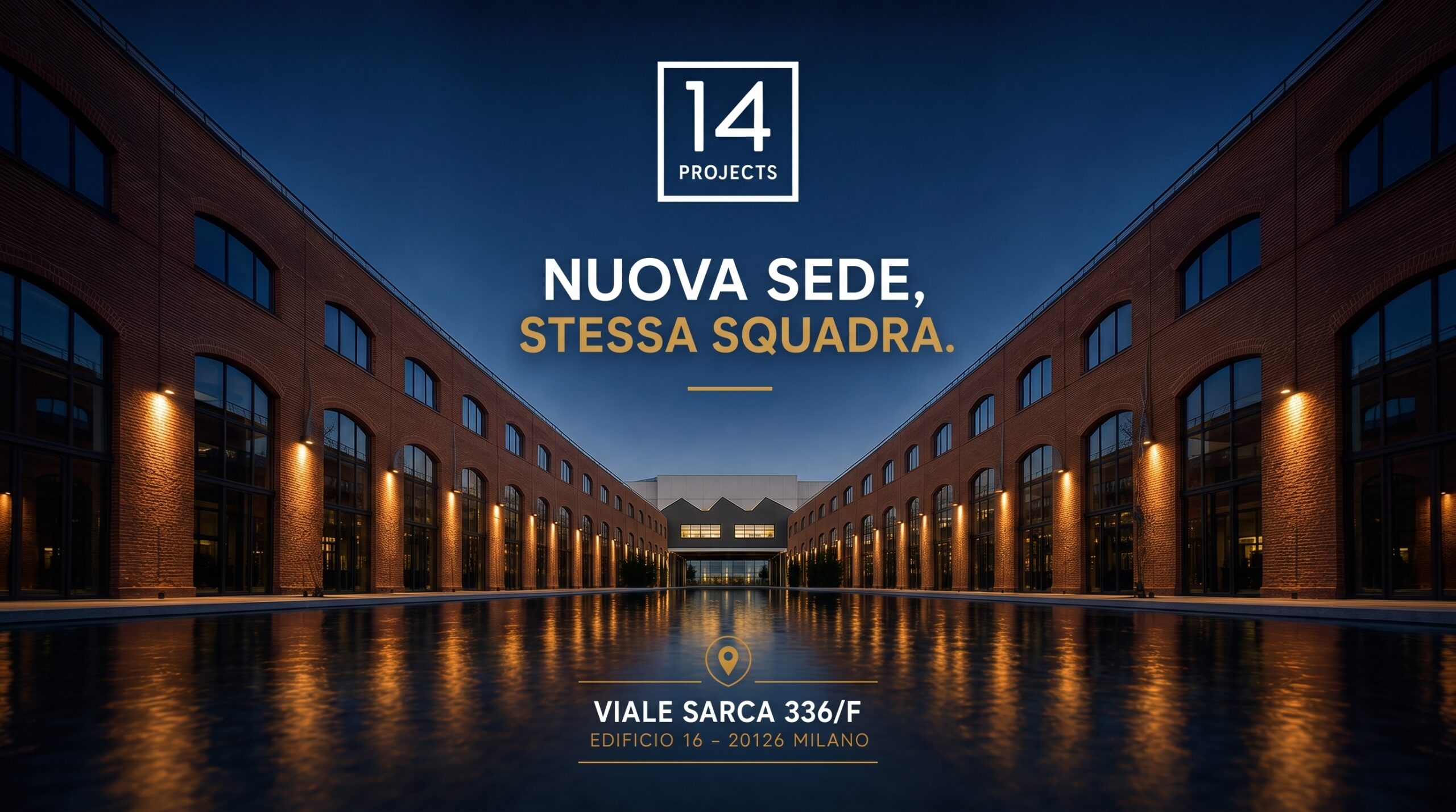A settembre 2026 apertura del nuovo Headquarter di 14Projects a Milano